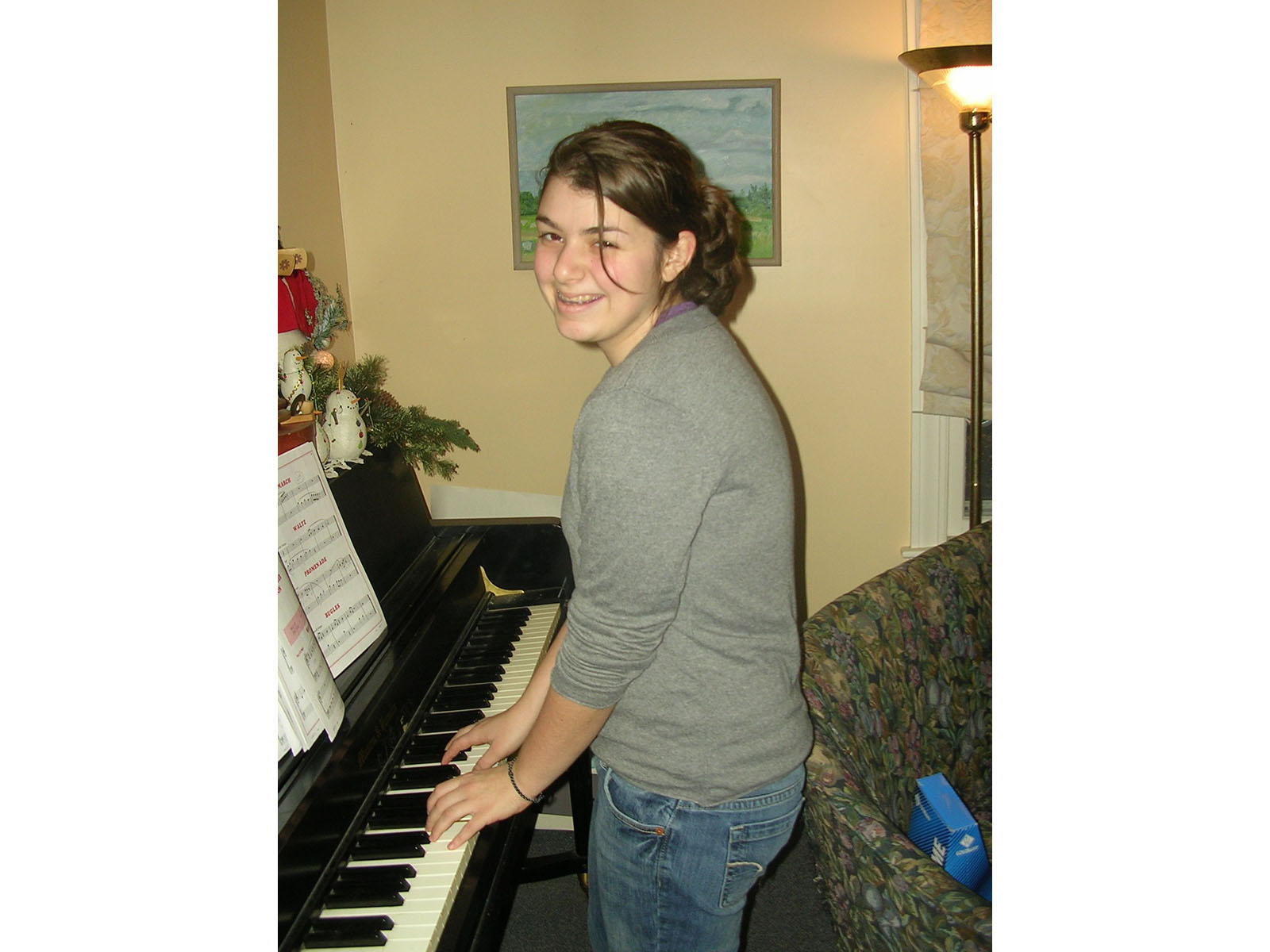 Sara at the Piano